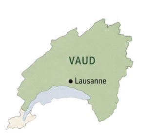 Zones d'intervention Ginier & Co — Genève et Vaud